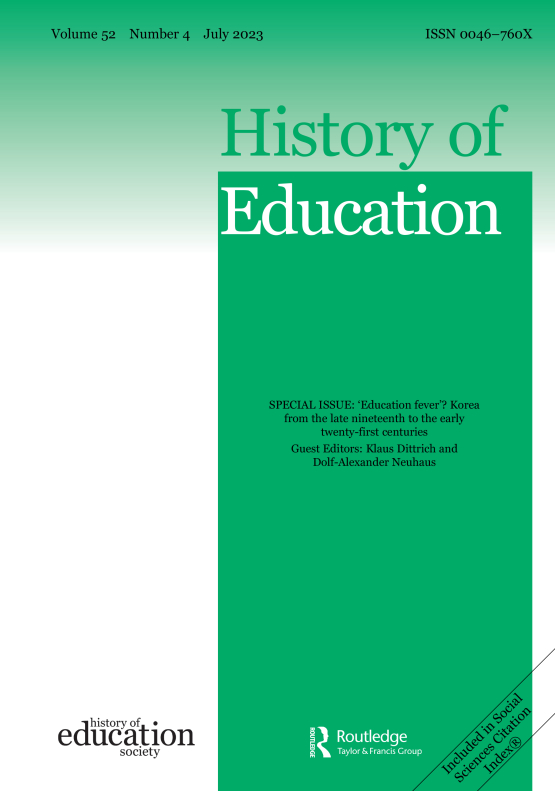 Cover image of History of Education