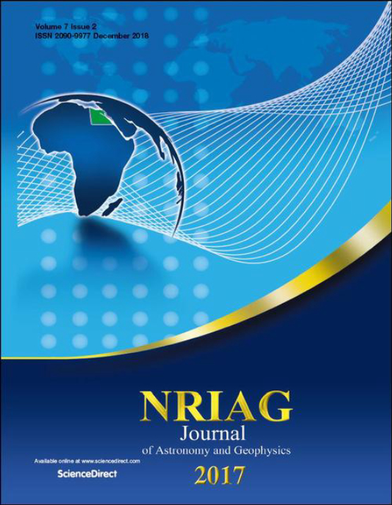 Cover image of NRIAG Journal of Astronomy and Geophysics