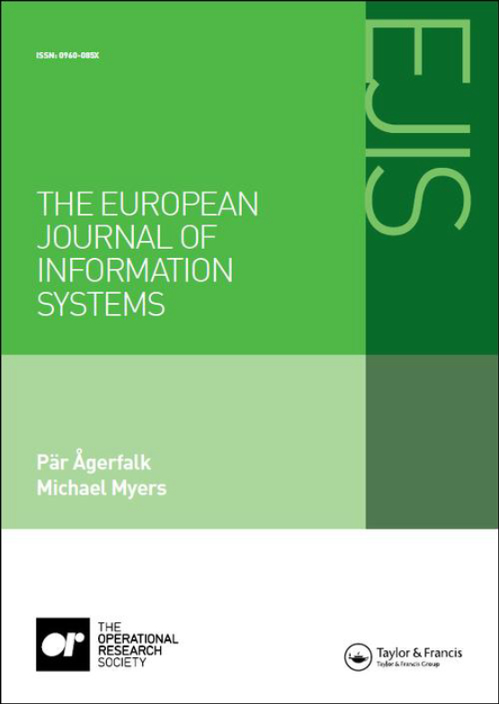 Cover image of European Journal of Information Systems