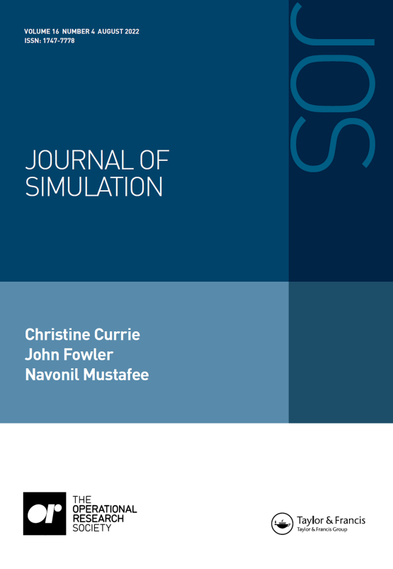 Cover image of Journal of Simulation