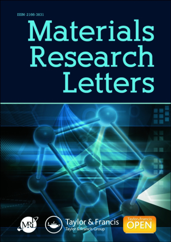 Cover image of Materials Research Letters