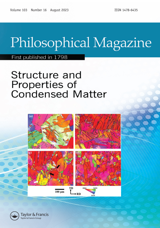 Cover image of Philosophical Magazine