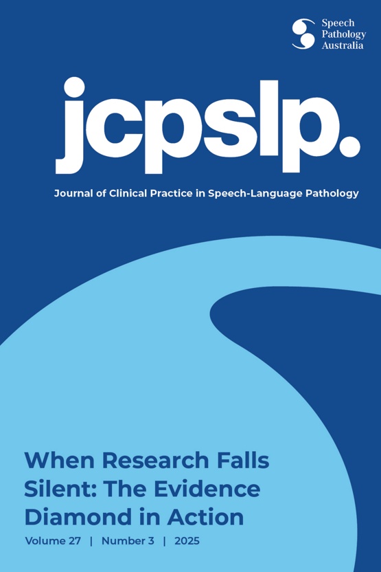 Go to Journal of Clinical Practice in Speech-Language Pathology