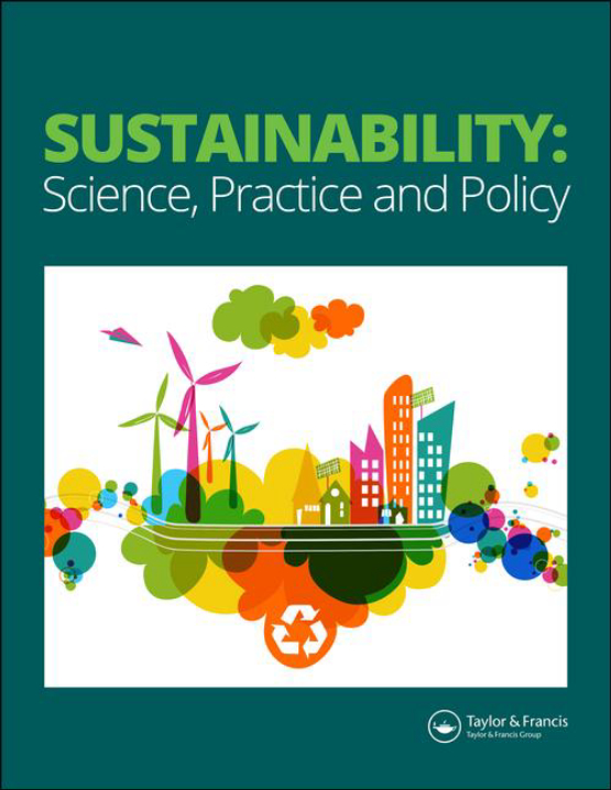 Cover image - Sustainability: Science, Practice and Policy