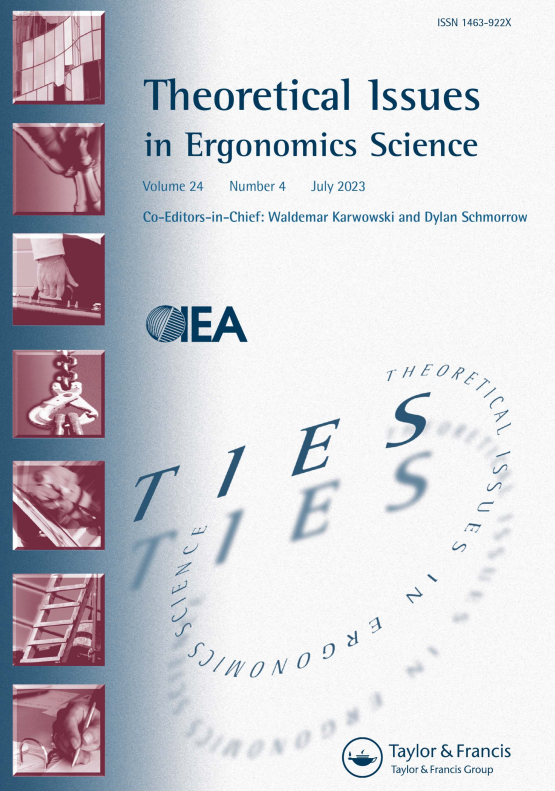 Cover image of Theoretical Issues in Ergonomics Science