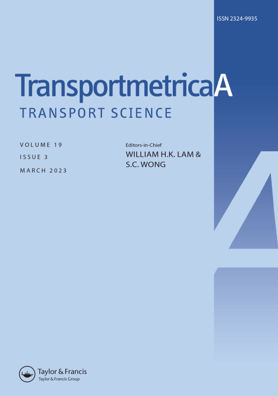 Cover image - Transportmetrica A: Transport Science