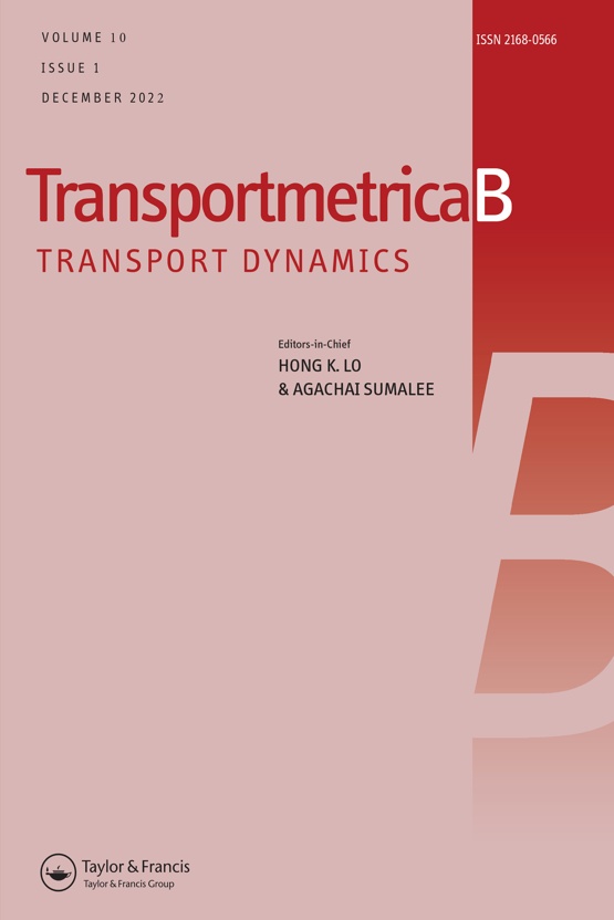 Cover image - Transportmetrica B: Transport Dynamics