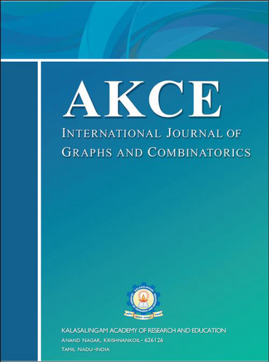 Cover image of AKCE International Journal of Graphs and Combinatorics
