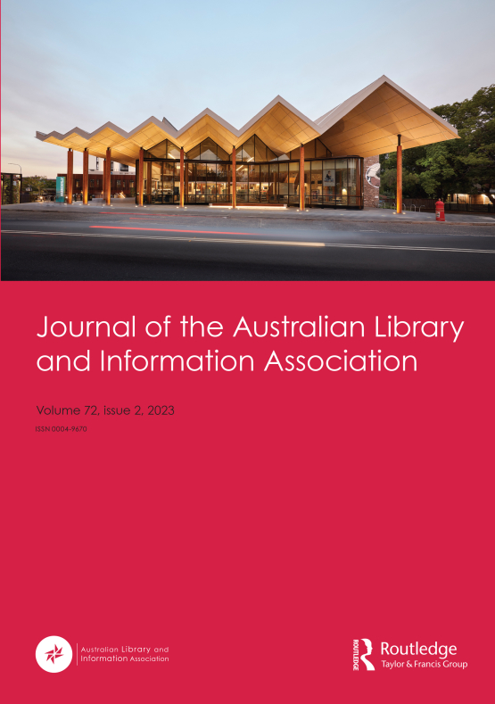 Cover image of Journal of the Australian Library and Information Association