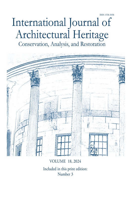 Cover image - International Journal of Architectural Heritage