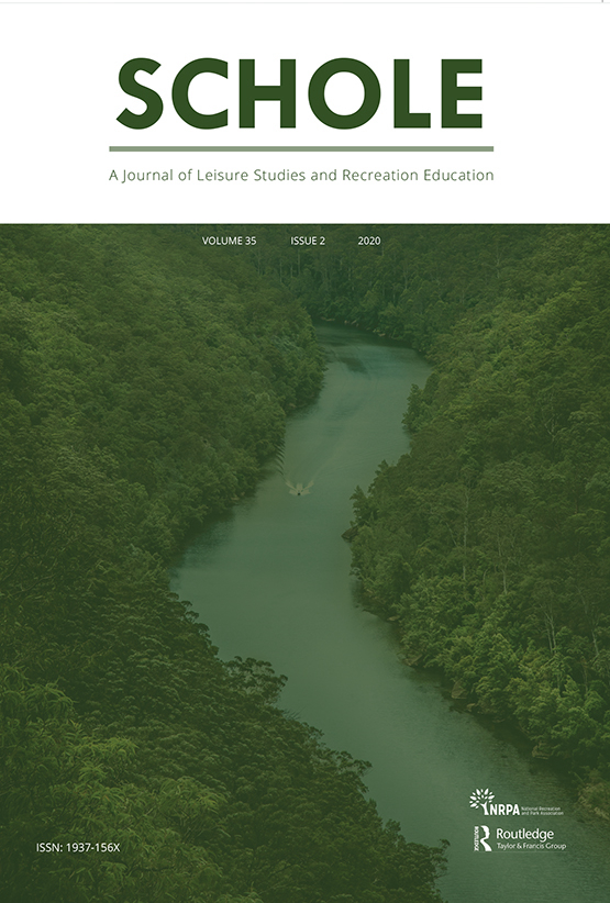 Cover image - SCHOLE: A Journal of Leisure Studies and Recreation Education
