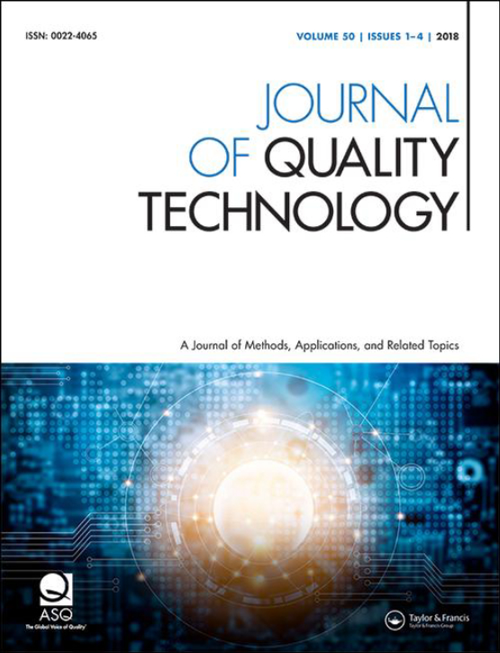Cover image of Journal of Quality Technology