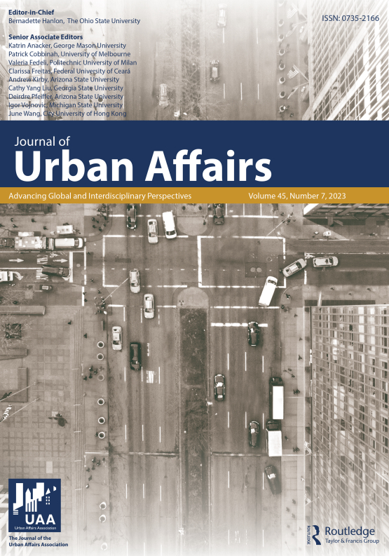 Cover image of Journal of Urban Affairs