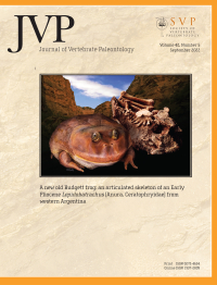 Journal of Vertebrate Paleontology