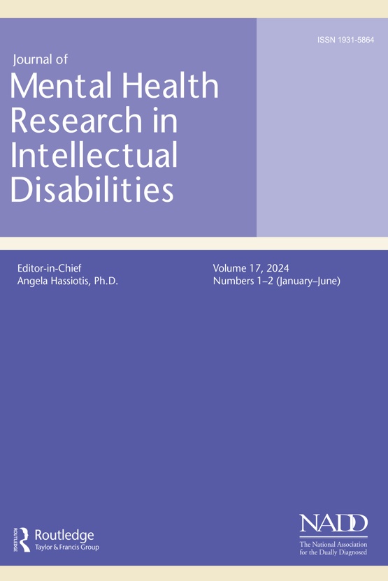 Cover image of Journal of Mental Health Research in Intellectual Disabilities