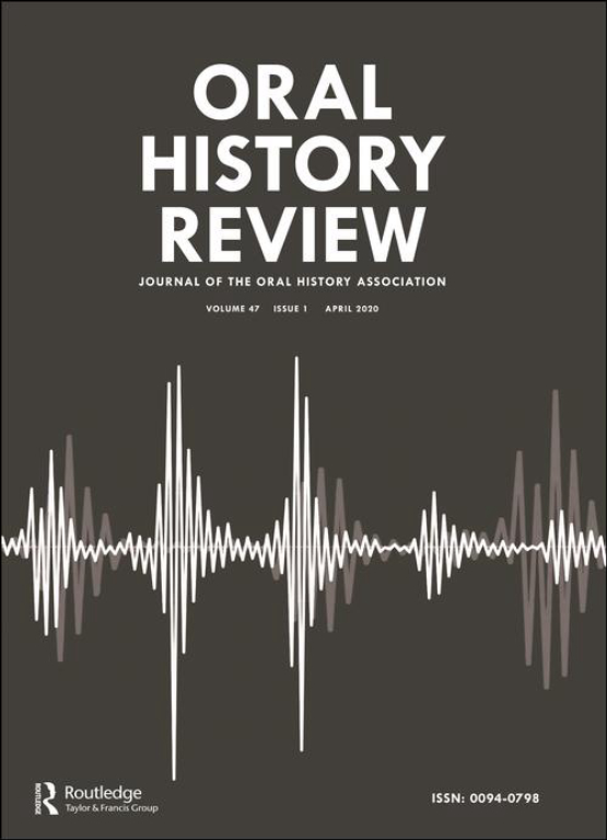 Cover image - The Oral History Review