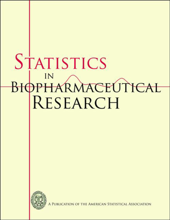 Cover image - Statistics in Biopharmaceutical Research