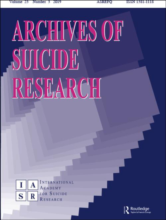 Cover image of Archives of Suicide Research