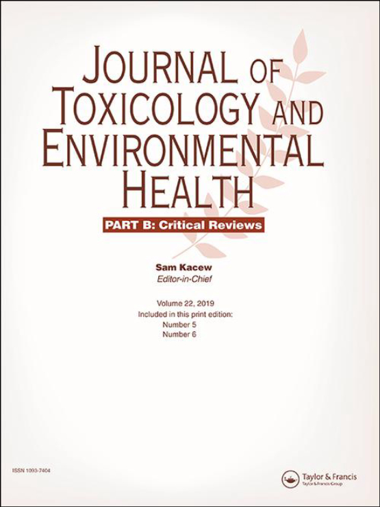 Cover image of Journal of Toxicology and Environmental Health, Part B: Critical Reviews
