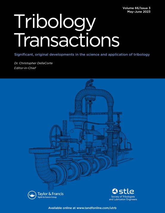Cover image of Tribology Transactions