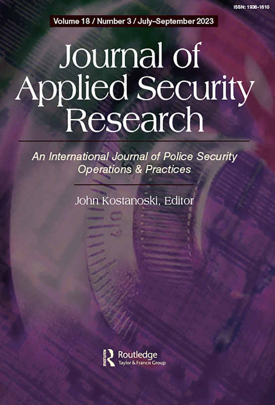Cover image - Journal of Applied Security Research