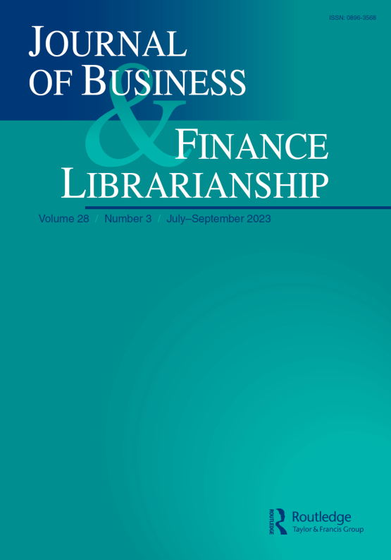 Cover image of Journal of Business & Finance Librarianship