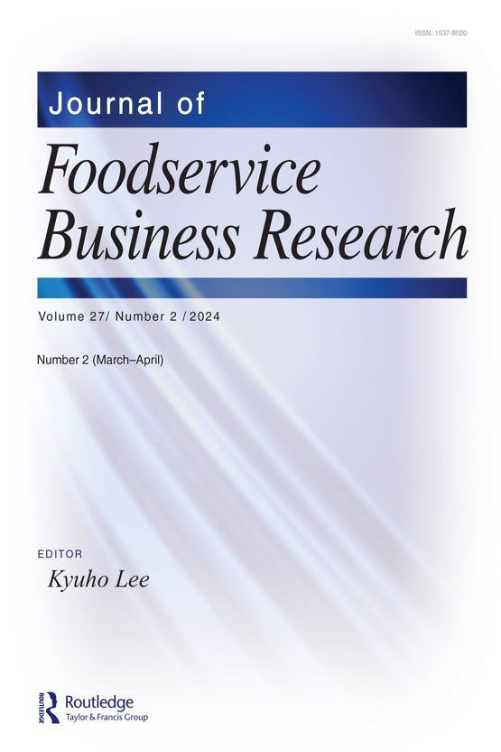Cover image - Journal of Foodservice Business Research
