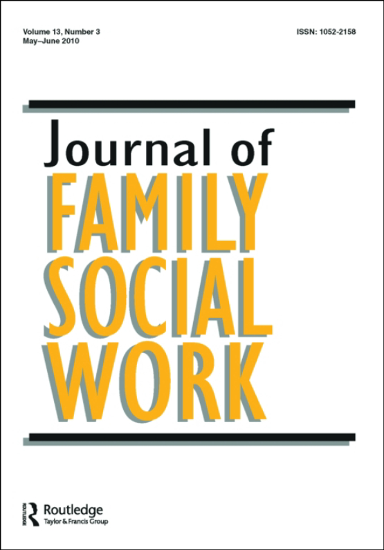Cover image - Journal of Family Social Work