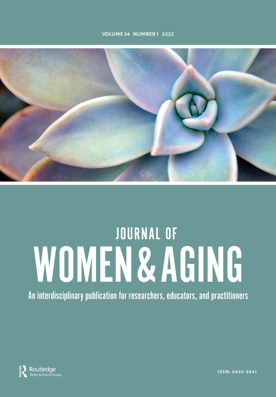 Cover image of Journal of Women & Aging