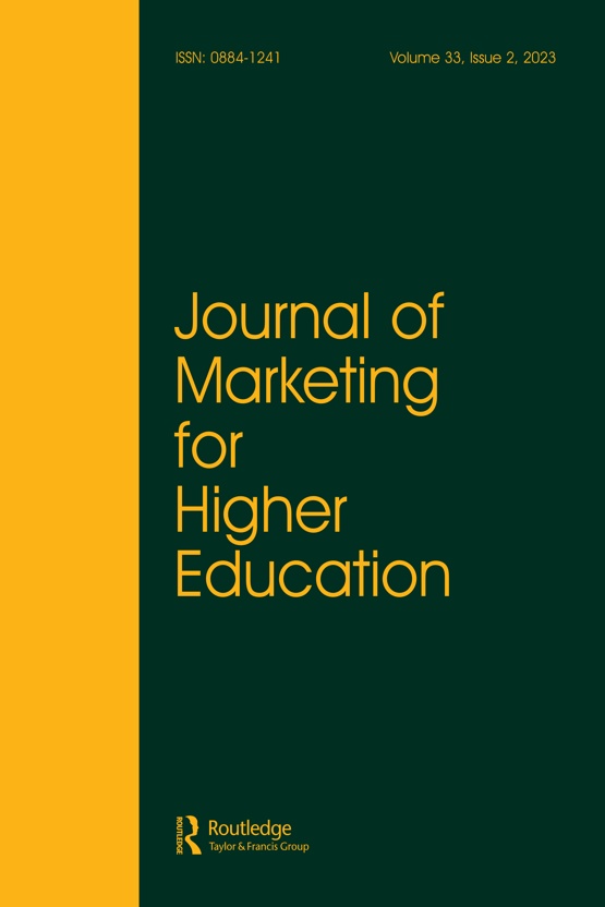 Cover image - Journal of Marketing for Higher Education