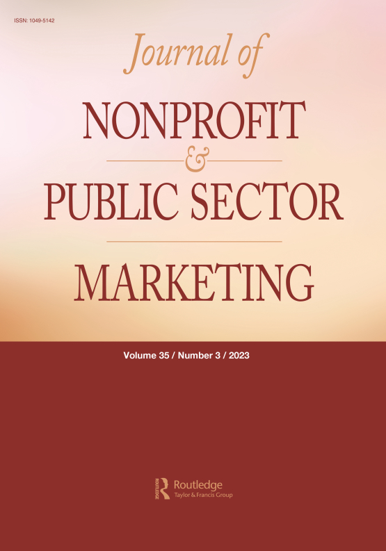 Cover image of Journal of Nonprofit & Public Sector Marketing