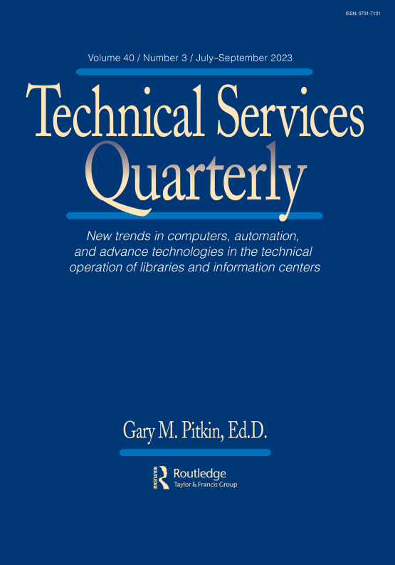 Cover image of Technical Services Quarterly