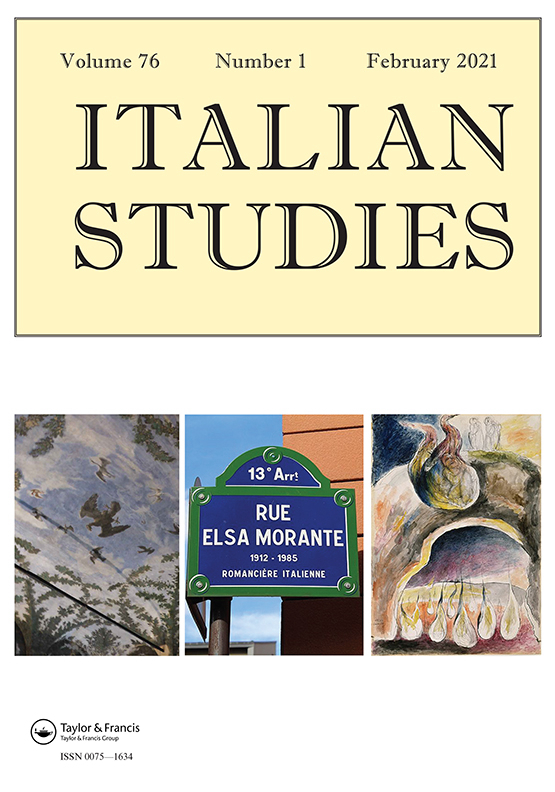 Cover image of Italian Studies