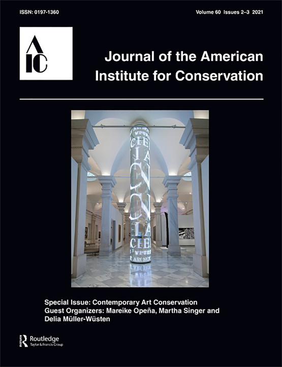 Cover image - Journal of the American Institute for Conservation