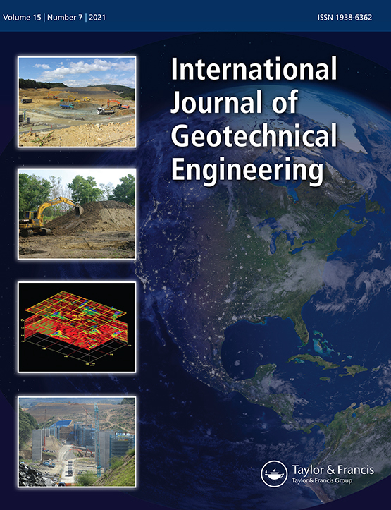 Cover image of International Journal of Geotechnical Engineering