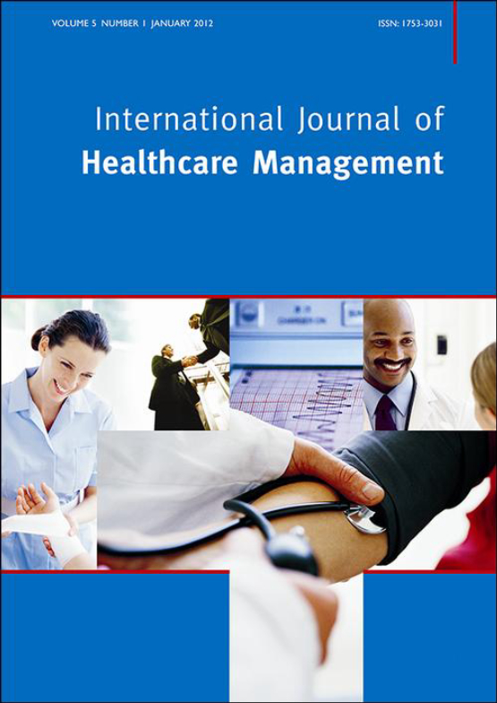 Cover image - International Journal of Healthcare Management