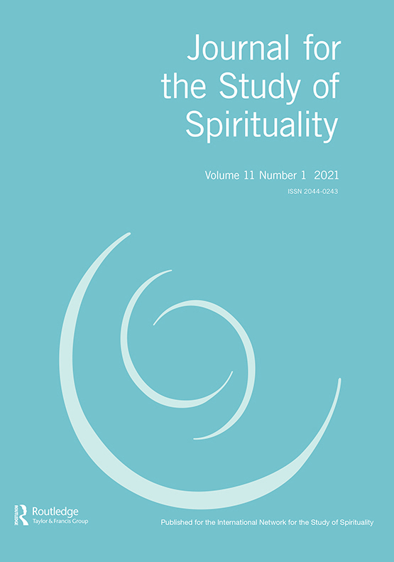 Cover image of Journal for the Study of Spirituality