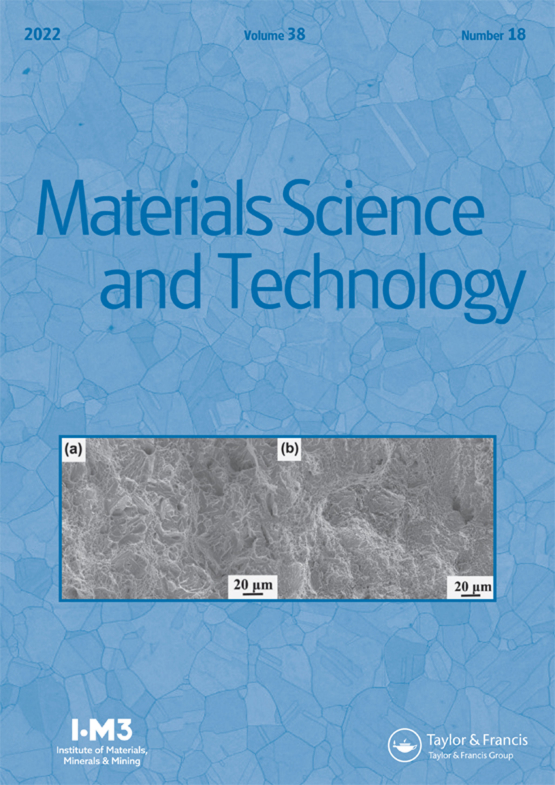 Cover image - Materials Science and Technology