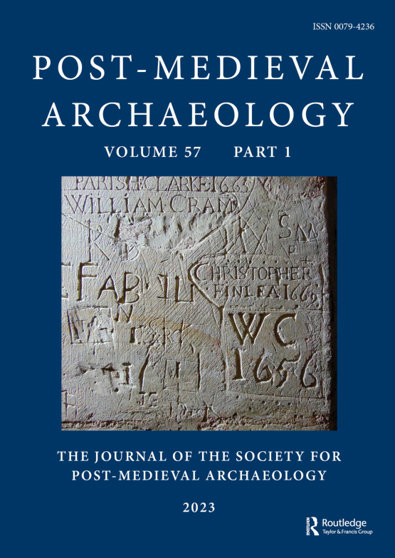 Cover image of Post-Medieval Archaeology