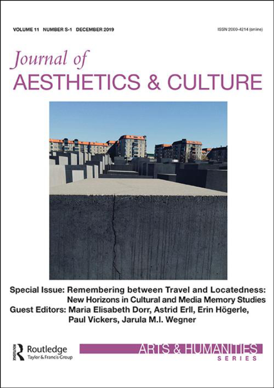 Cover image of Journal of Aesthetics & Culture