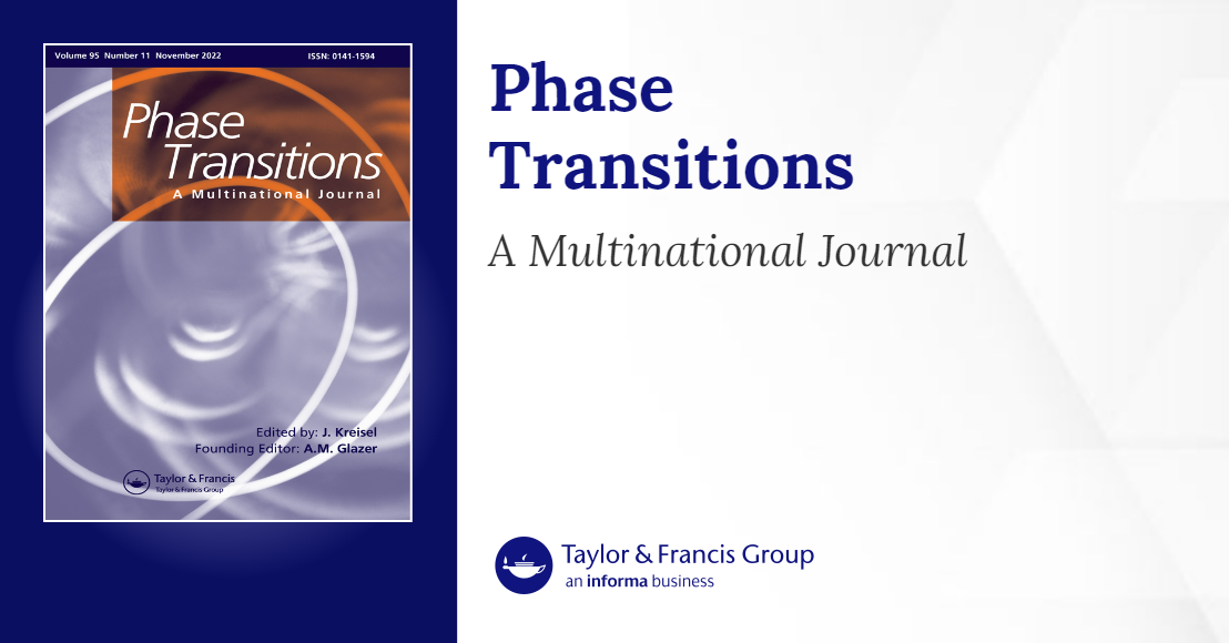 Phase Transitions: Vol 97, No 6 (Current issue)