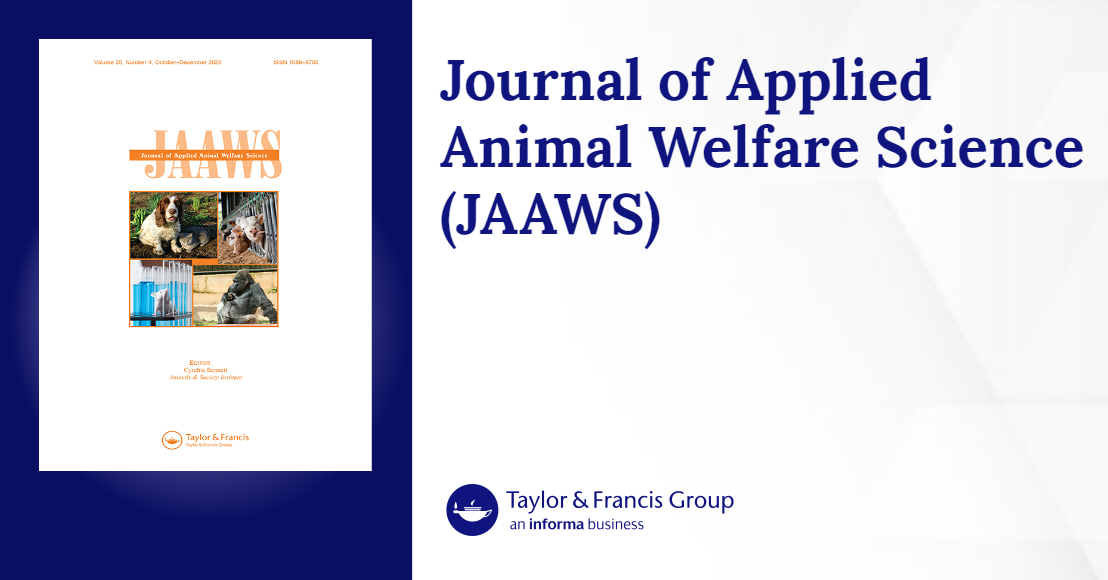 Journal of Applied Animal Welfare Science | Taylor & Francis Online